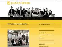 Tablet Screenshot of premiumbananas.ch